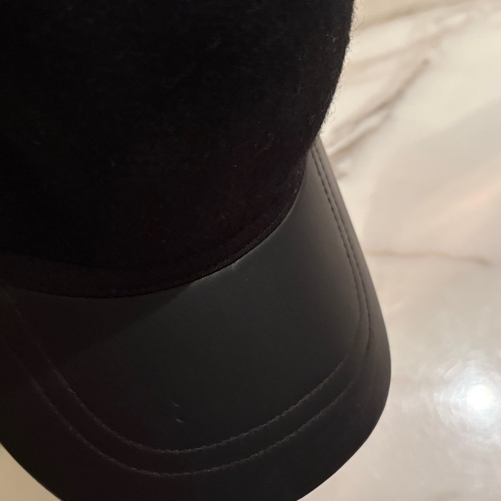 BCBGMaxAzria Black Pom-Pom Hat - Picture 3 of 4